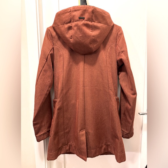 Mia Melon weatherproof waterproof fleece lined mid-weight A-line jacket, size L - Picture 2 of 8